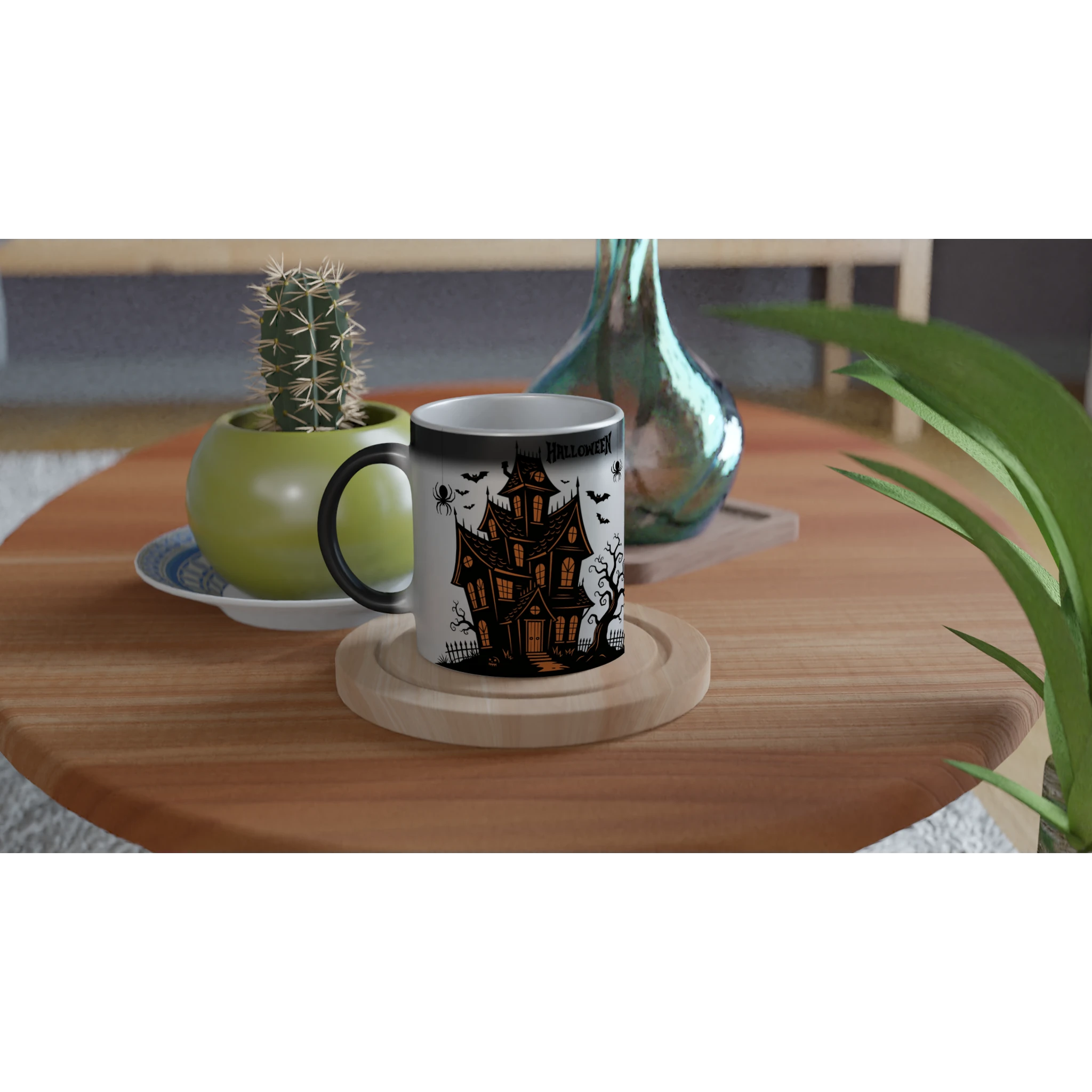 Tazza magica in ceramica da 325 ml - Trasforma il tuo caffè! - Nootje store