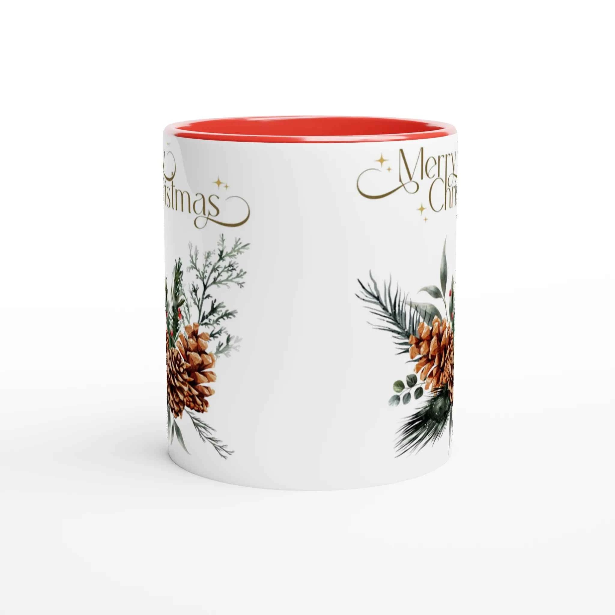 Tazza natalizia ceramica 11 once - Copia tazza bianca per feste - Nootje store