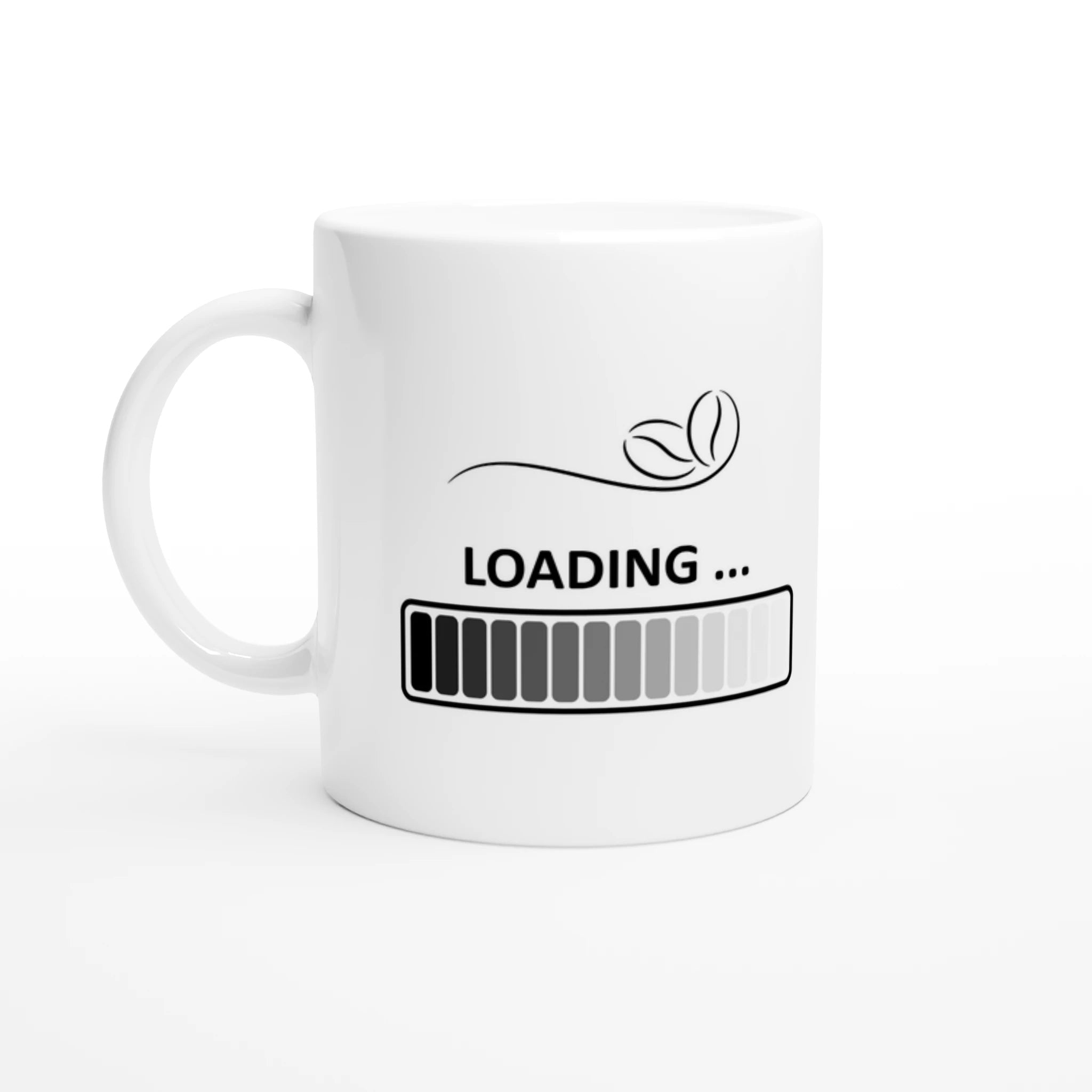 Tazza ceramica bianca 11 once per caffè e tè - Nootje store