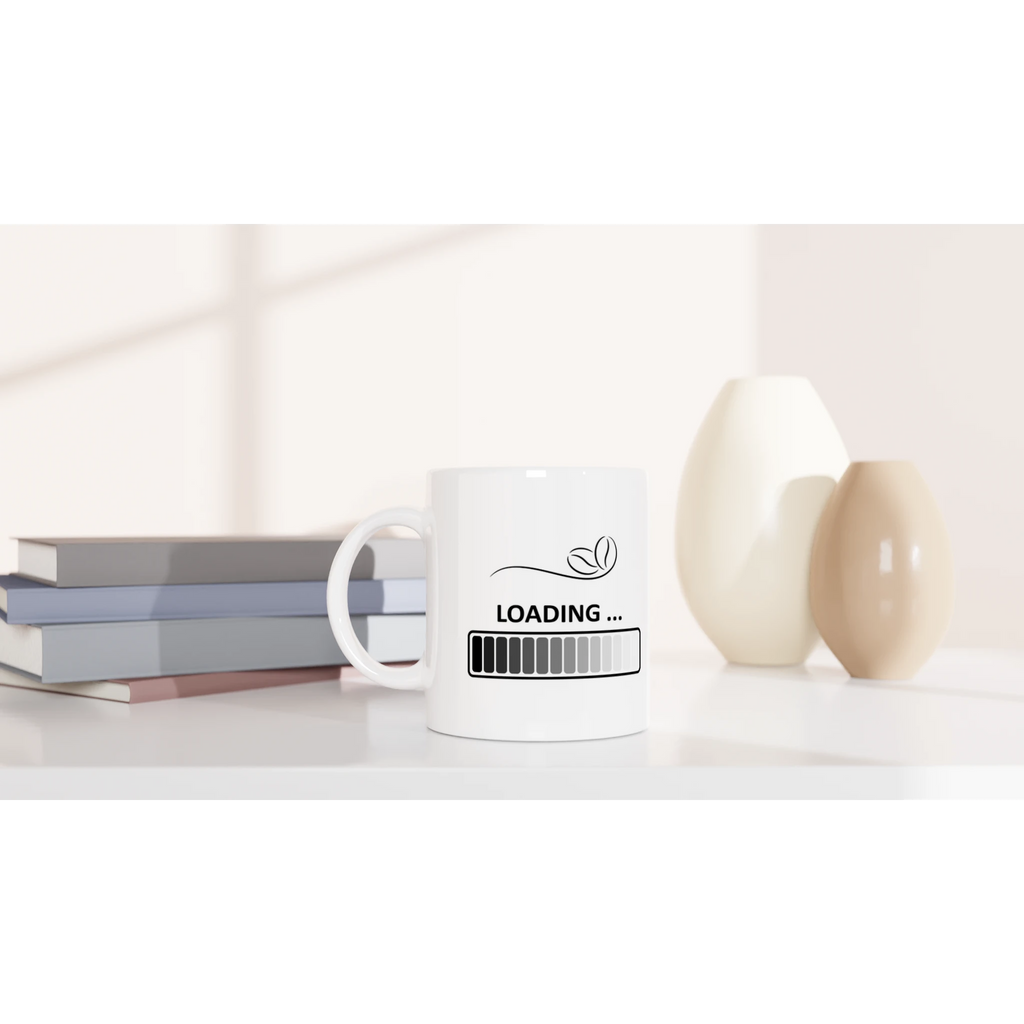 Tazza ceramica bianca 11 once per caffè e tè - Nootje store