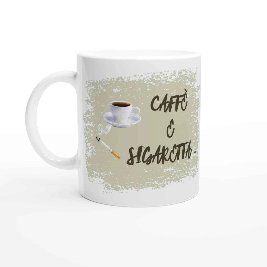 Tazza ceramica bianca 11 once per ogni occasione