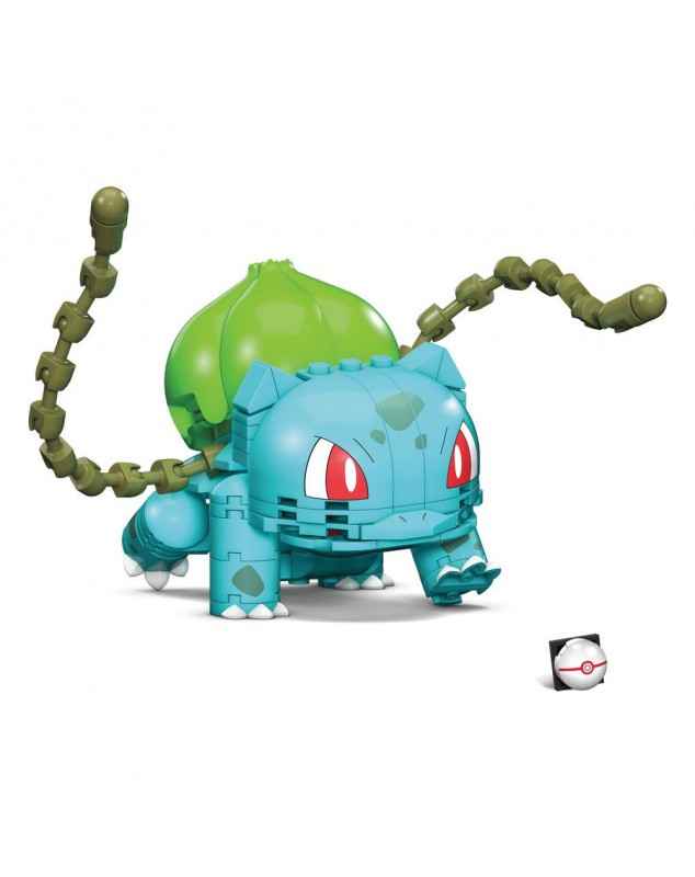 Pokemon Mega Construx Wonder Builders Construction Set Bulbasaur 10 cm - Nootje store
