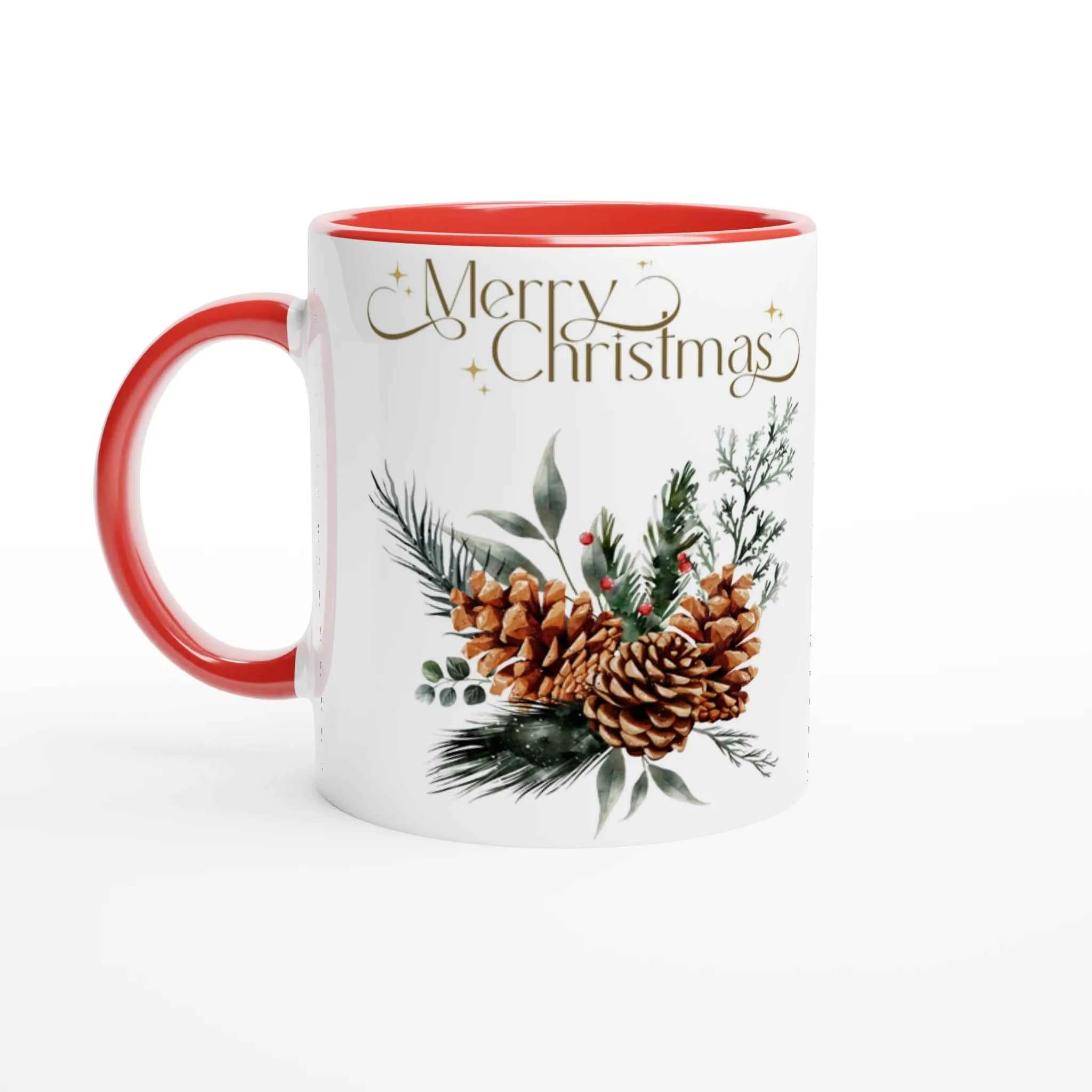 Tazza natalizia ceramica 11 once - Copia tazza bianca per feste - Nootje store