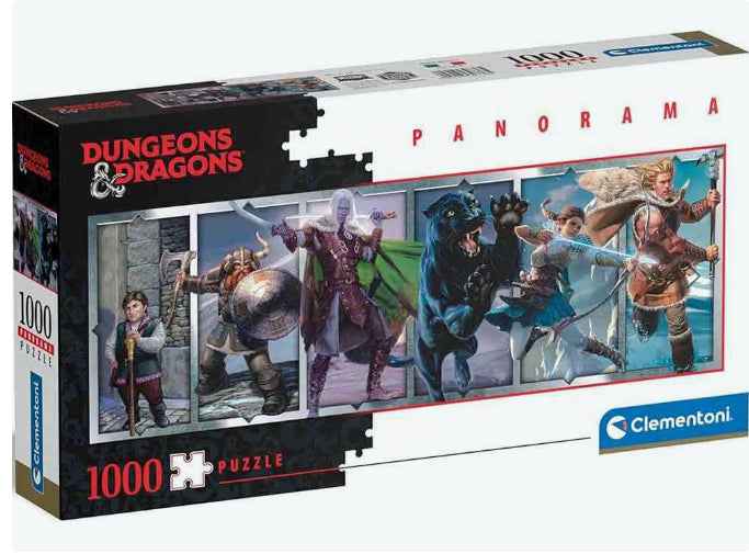 Dungeons & Dragons Puzzle Collection - Companions Of The Hall - Panorama Puzzle 1000 Pezzi - Nootje store