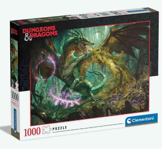 Dungeons & Dragons Puzzle Collection - The Hunt For The Green Dragon Puzzle 1000 Pezzi - Nootje store