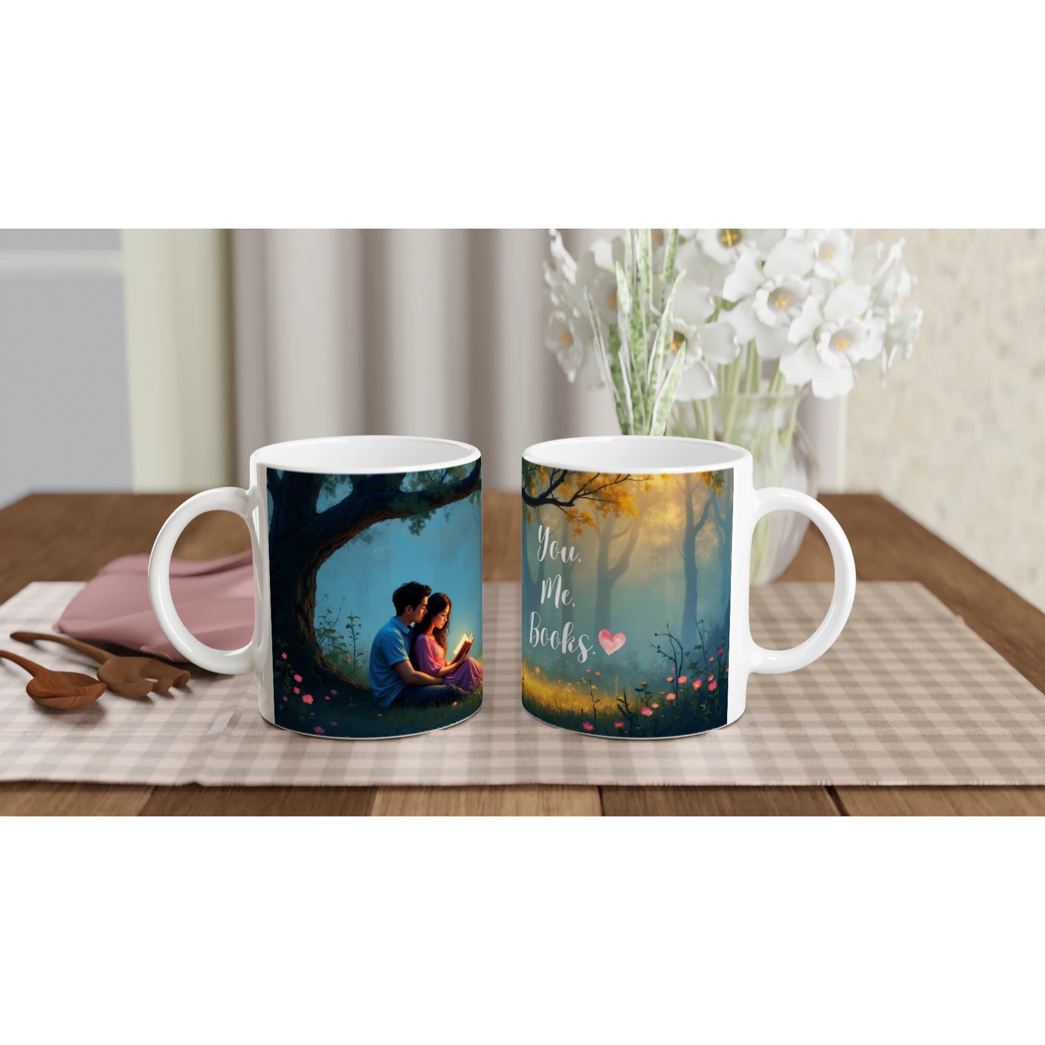 Tazza bianca ceramica 11 once per ogni occasione - Nootje store