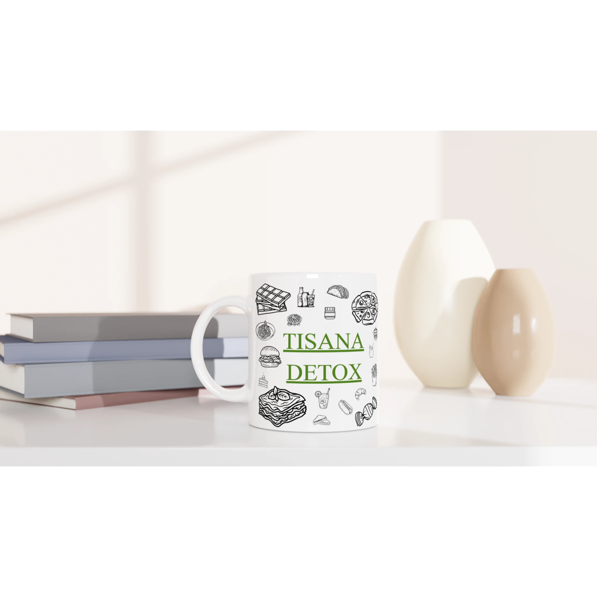 Tazza ceramica 11 once bianca in ceramica - Nootje store