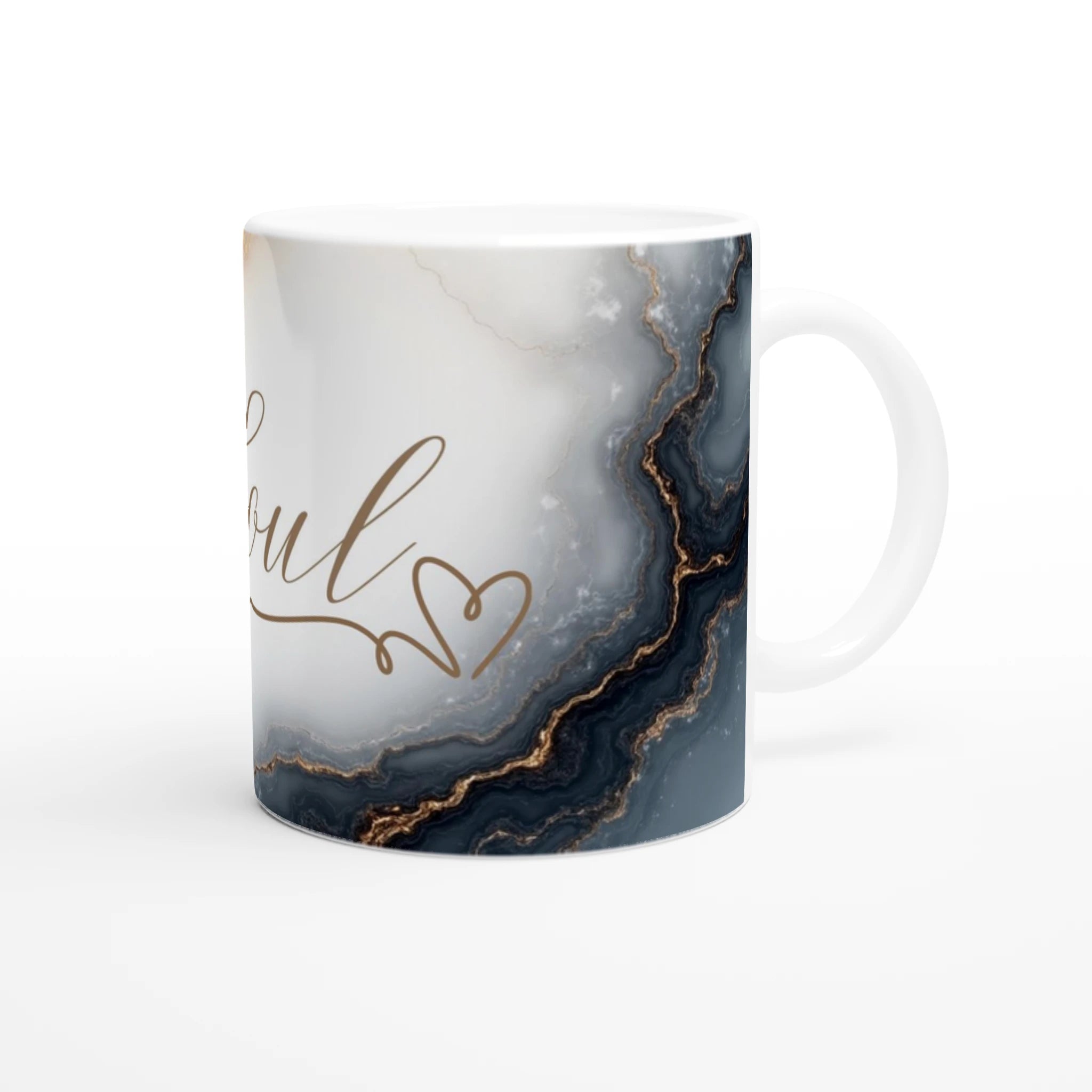 Tazza bianca in ceramica 11 once - Nootje store