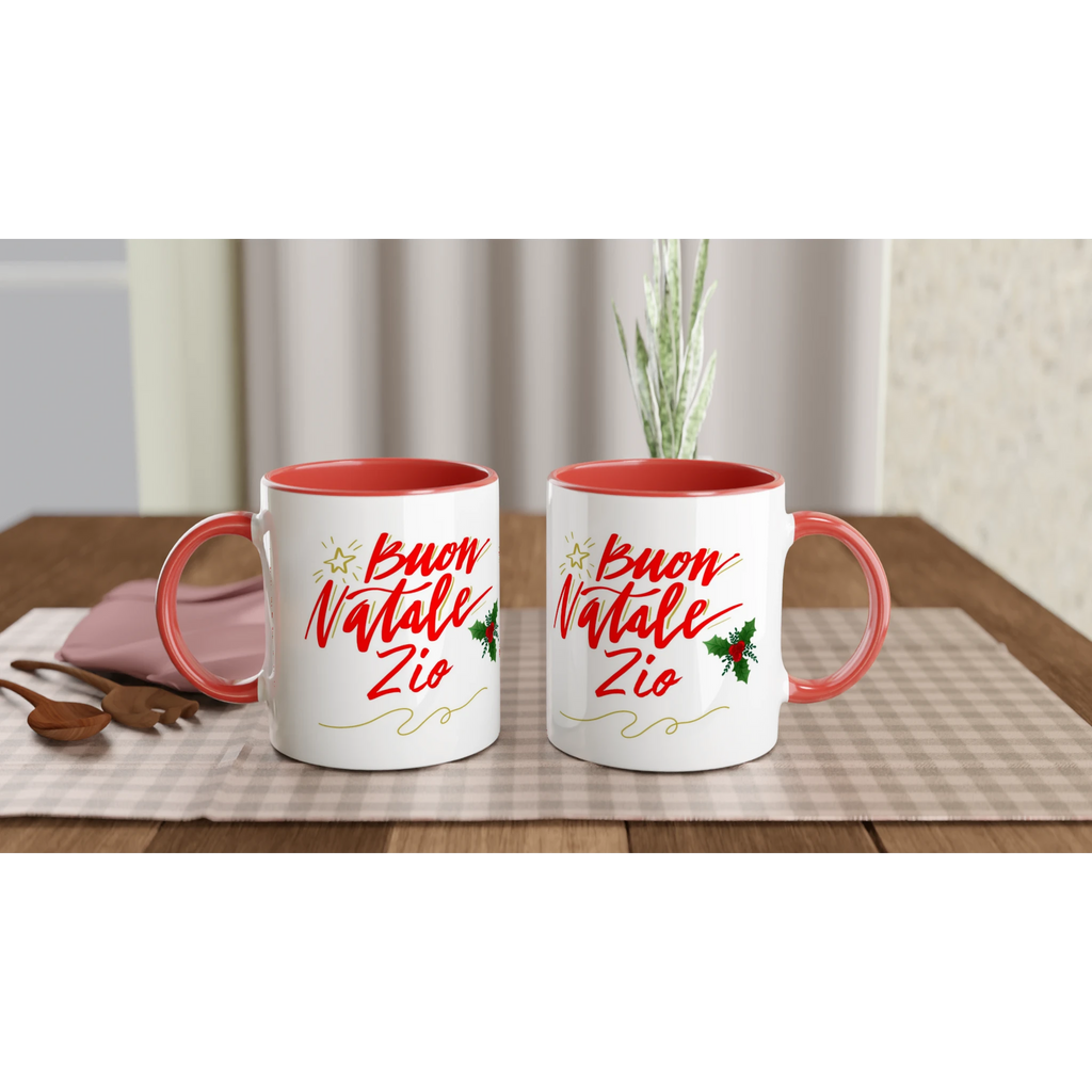 Tazza ceramica auguri zio 11 once bianca - Nootje store