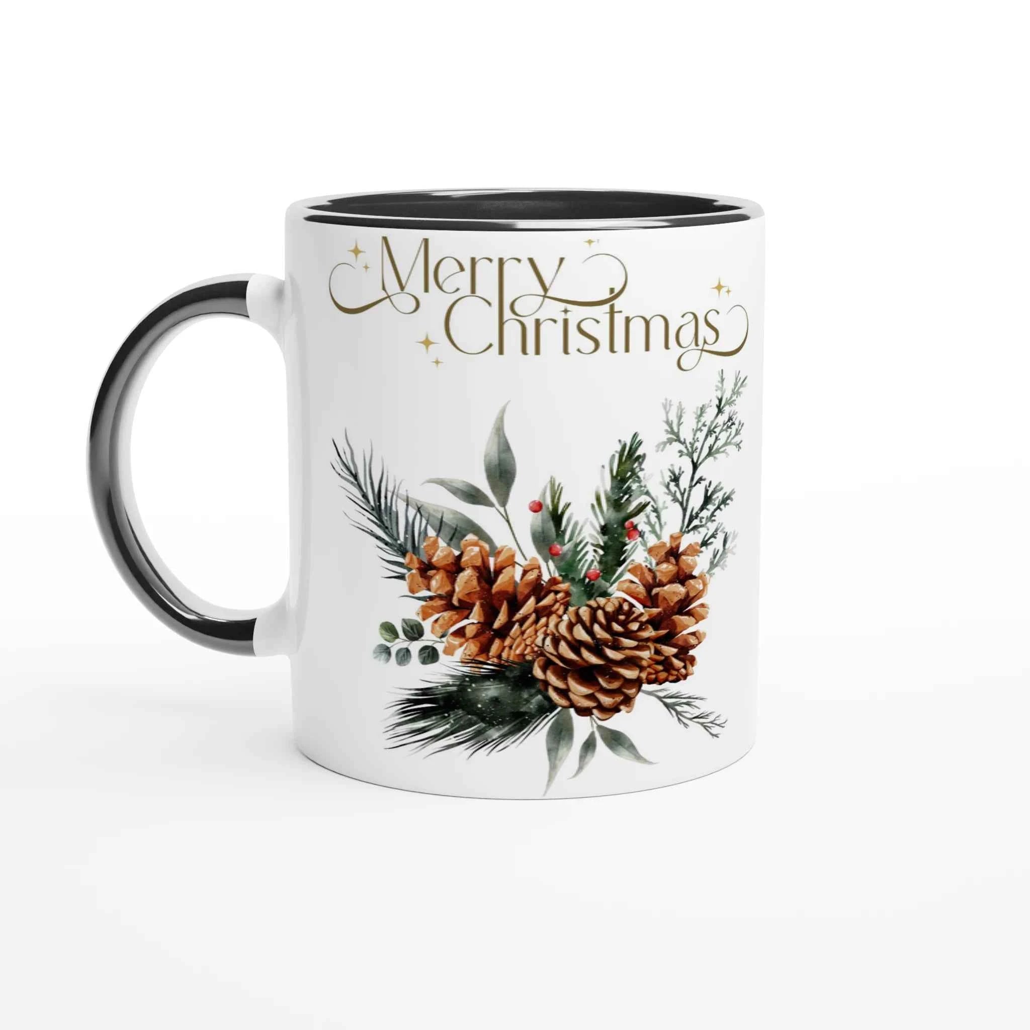 Tazza natalizia ceramica 11 once - Copia tazza bianca per feste - Nootje store