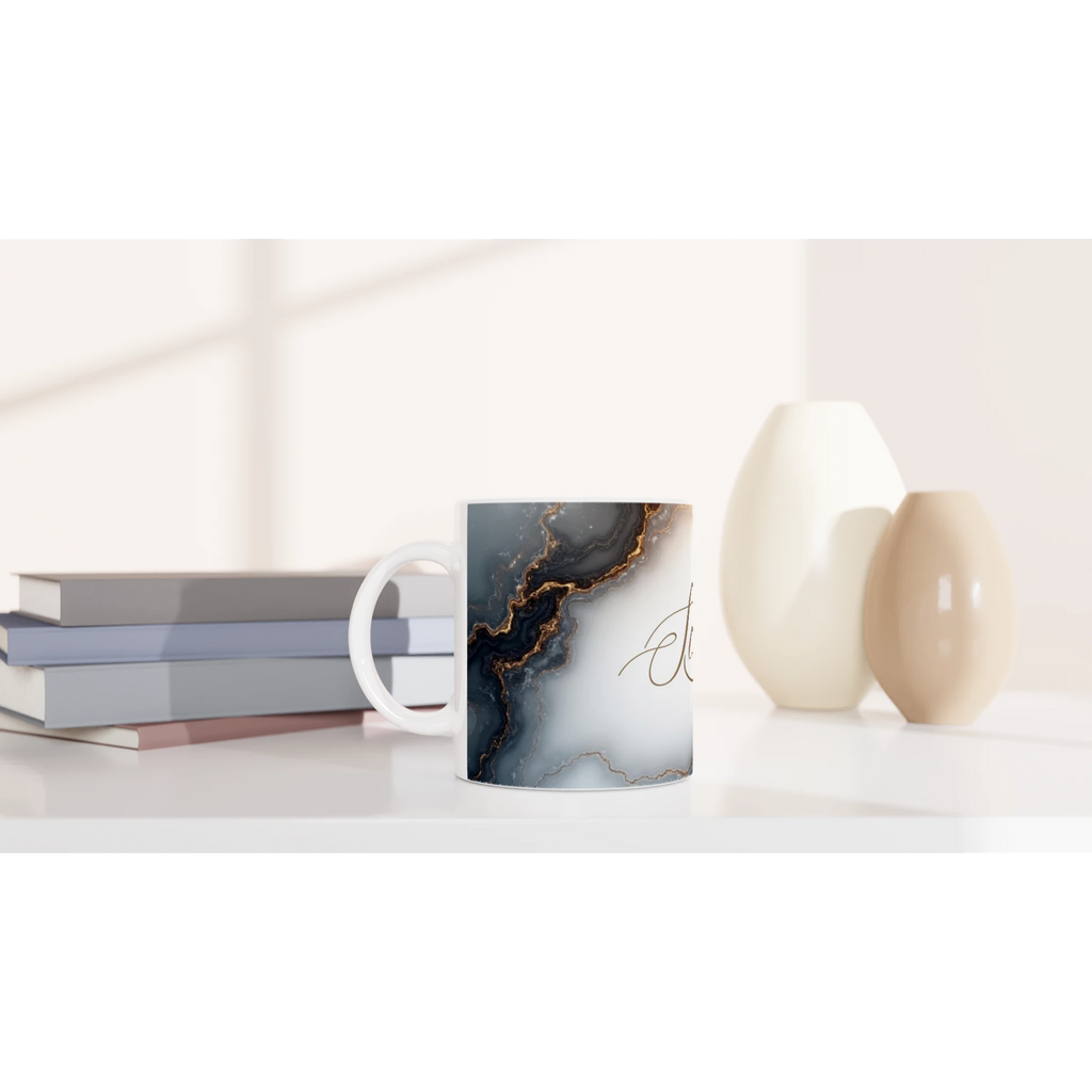 Tazza bianca in ceramica 11 once - Nootje store