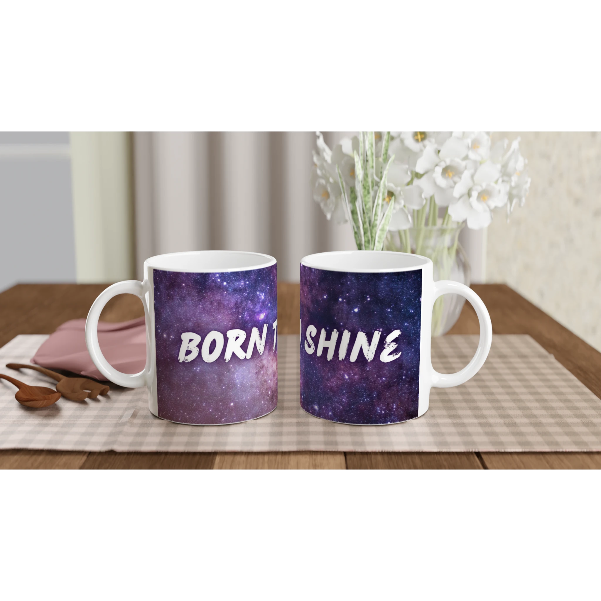 Tazza bianca ceramica 11 once per ogni occasione - Nootje store