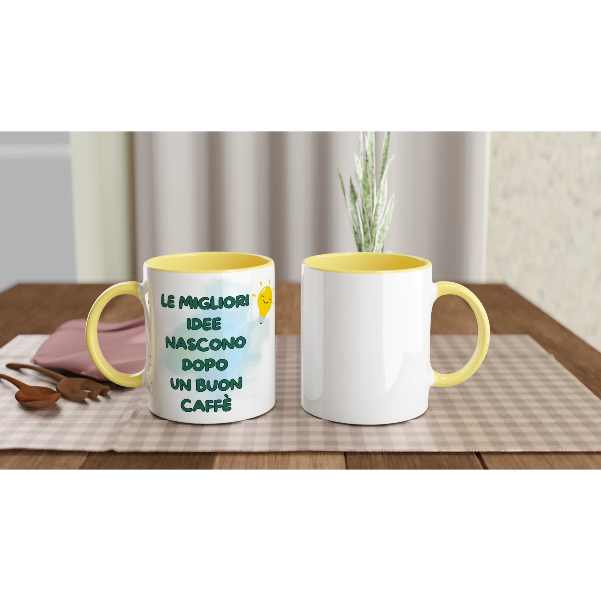 Tazza bianca in ceramica 11 once - Nootje store