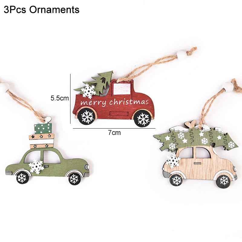 Trenino Natalizio in legno