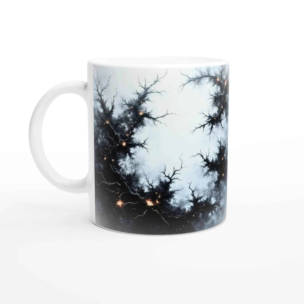 Tazza bianca in ceramica 11 once