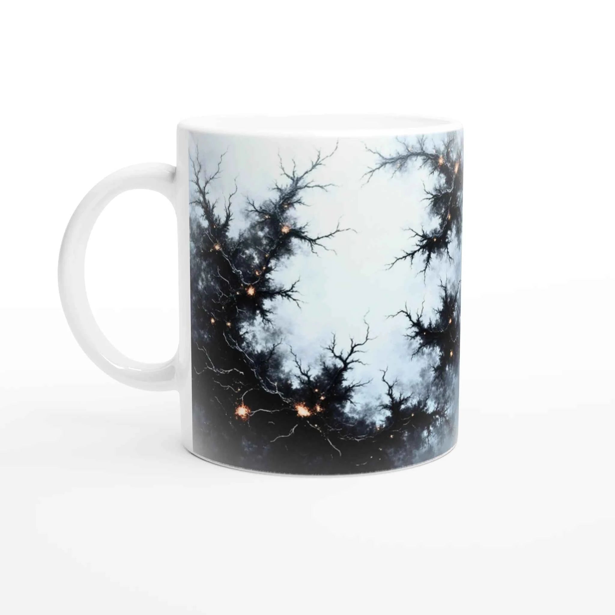 Tazza bianca in ceramica 11 once