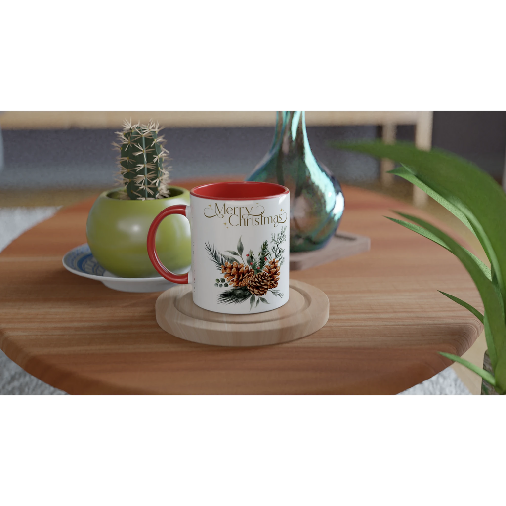 Tazza natalizia ceramica 11 once - Copia tazza bianca per feste - Nootje store