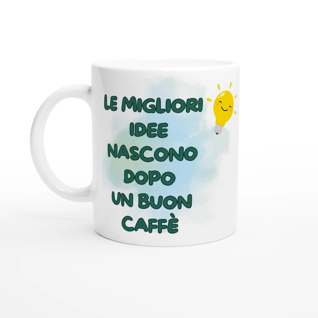 Tazza bianca in ceramica 11 once - Nootje store