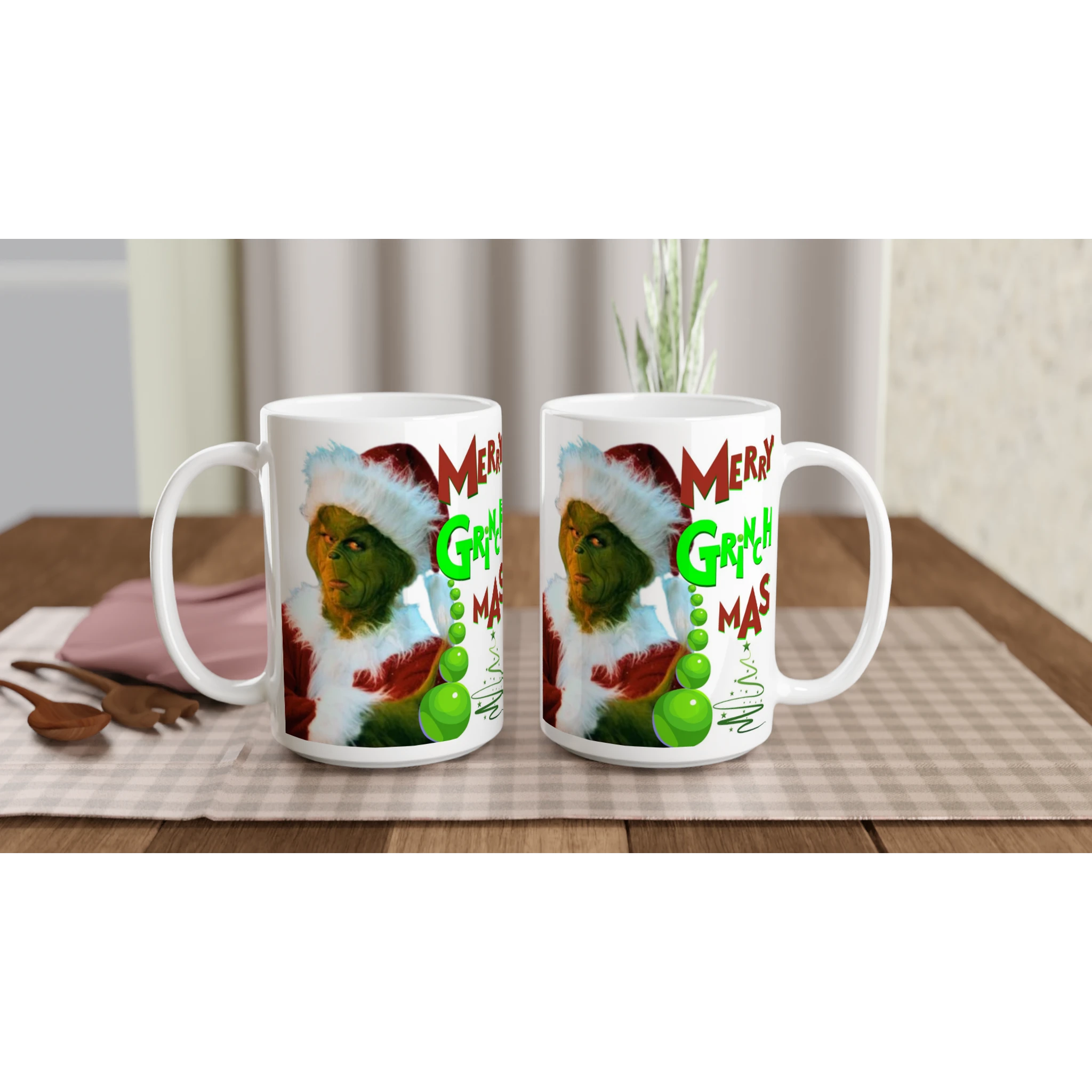 Tazza Natalizia in Ceramica da 15 Once - Stile Festivo ed Elegante - Nootje store