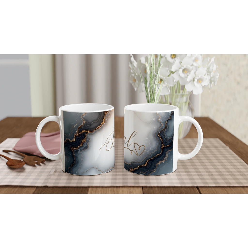 Tazza bianca in ceramica 11 once - Nootje store