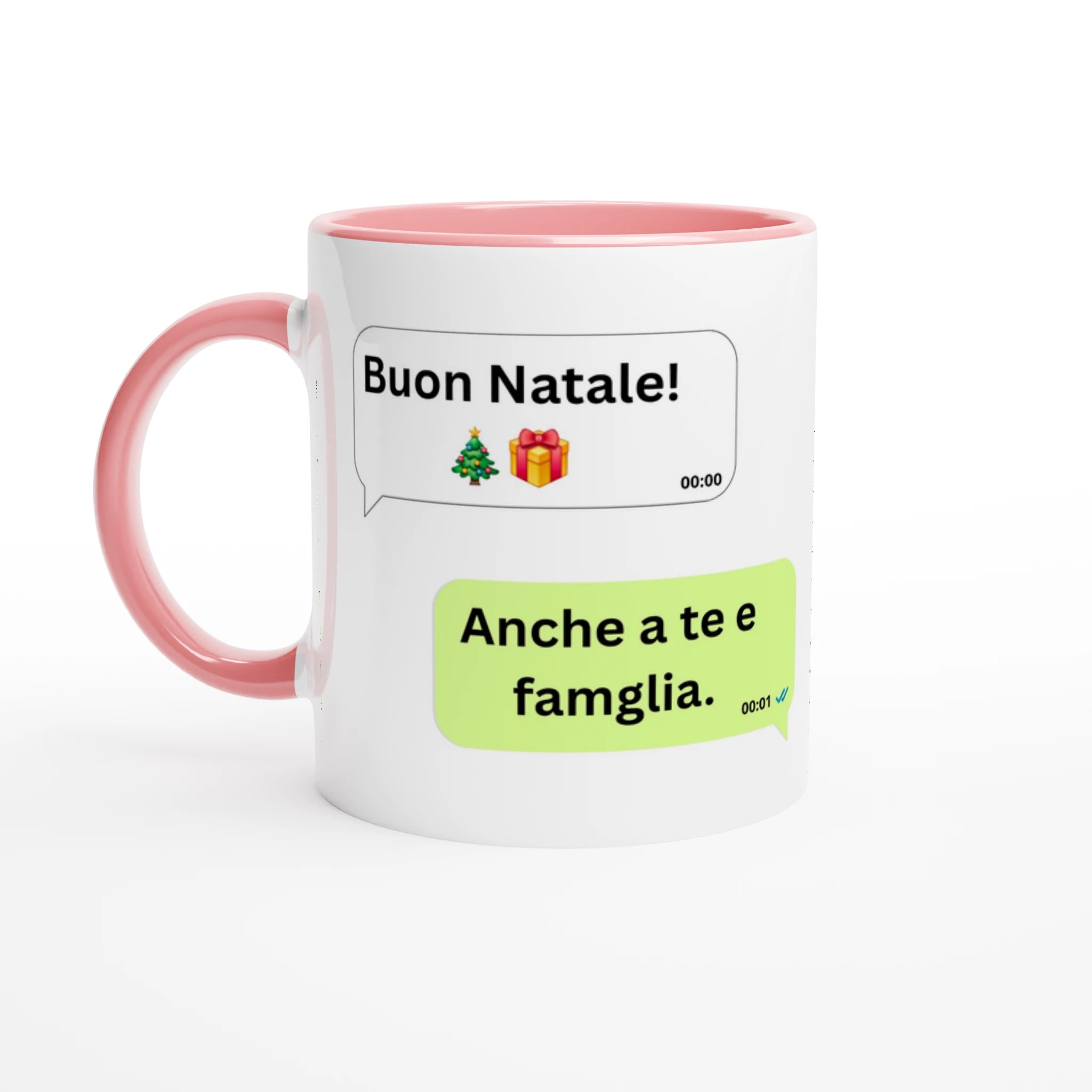 Tazza ceramica colorata 325 ml con interno rosso - Copia di tazza bianca in ceramica - Nootje store