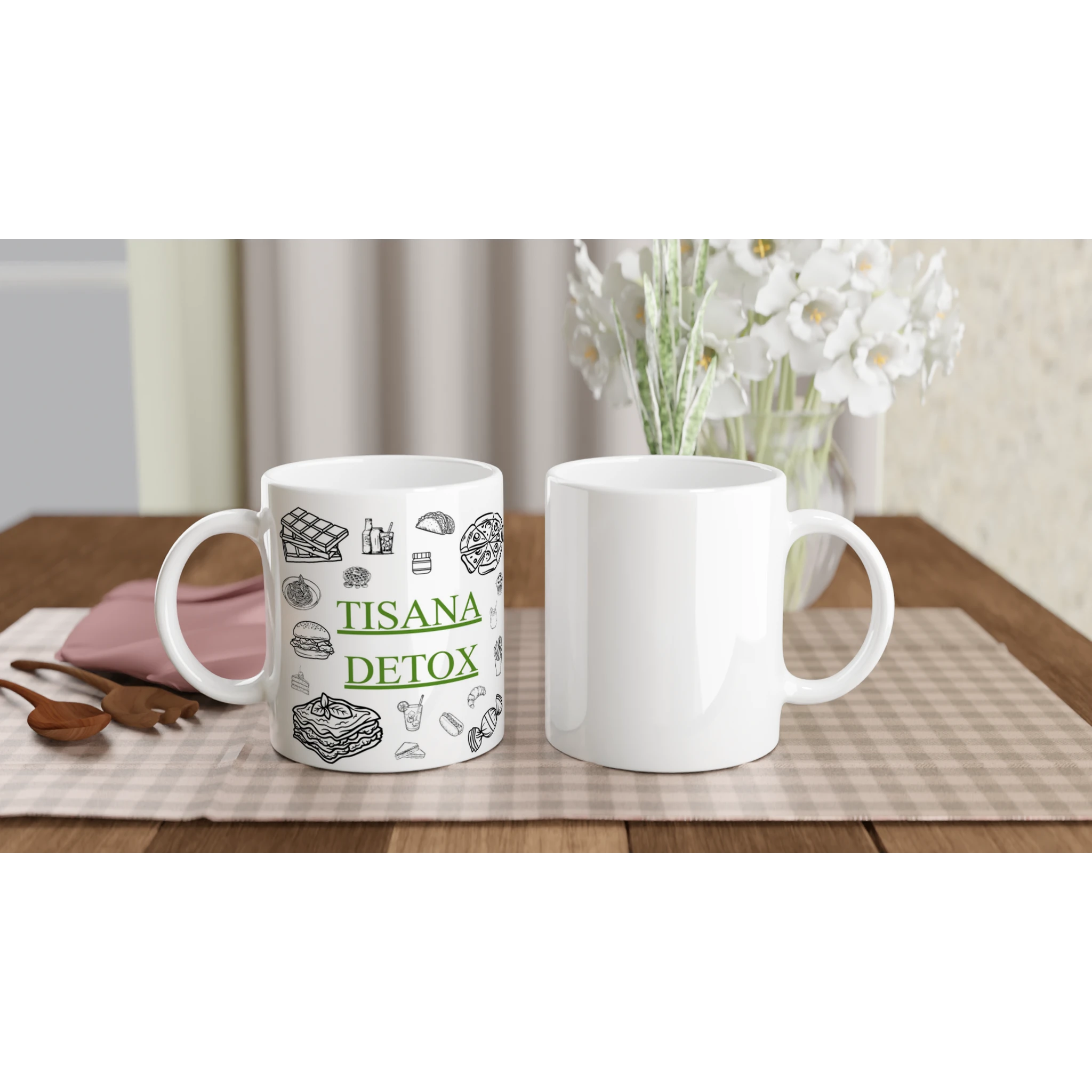 Tazza ceramica 11 once bianca in ceramica - Nootje store