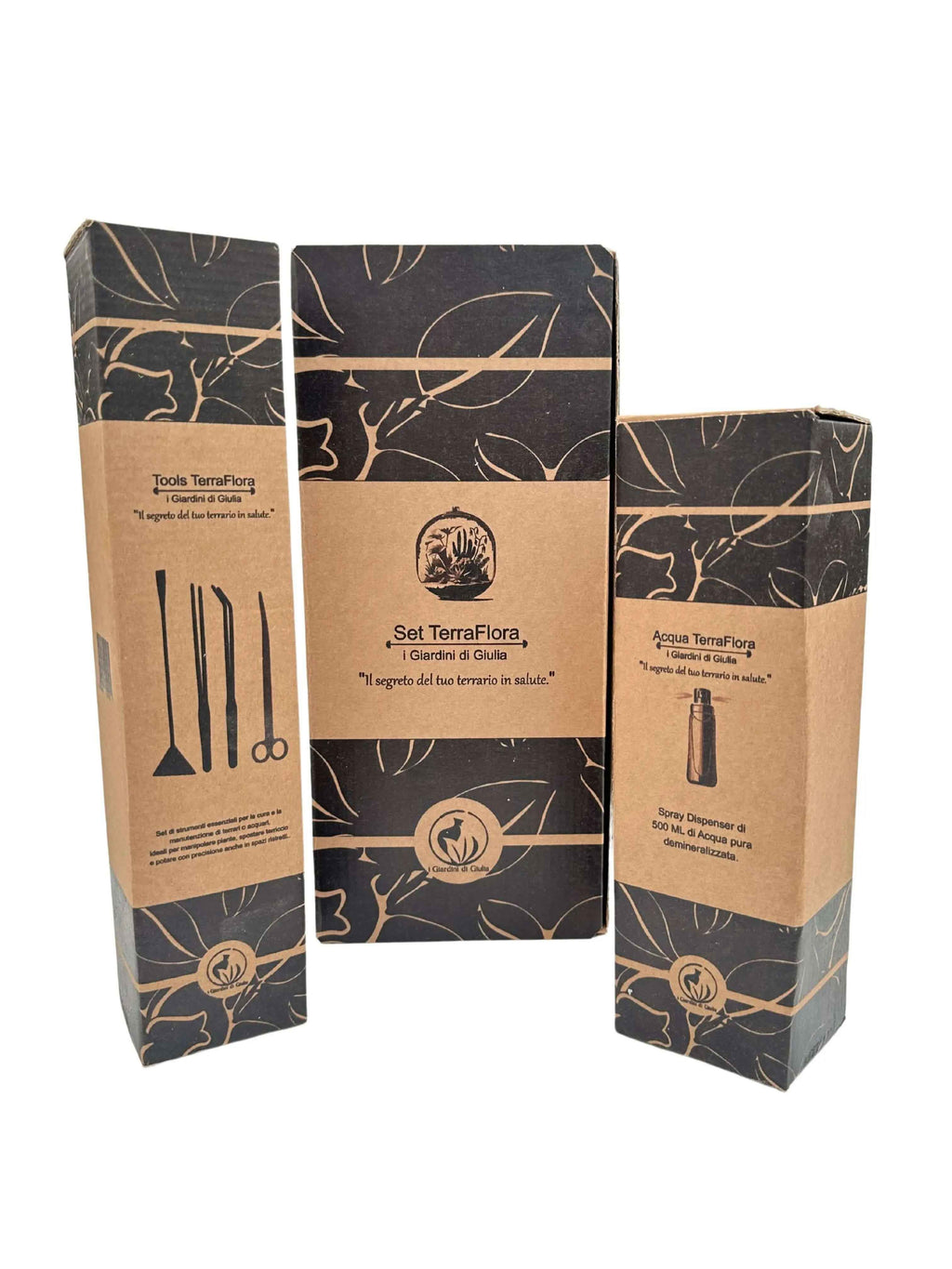 Set completo manutenzione e cura Terrarium TerraFlora Confezione regalo - Nootje store